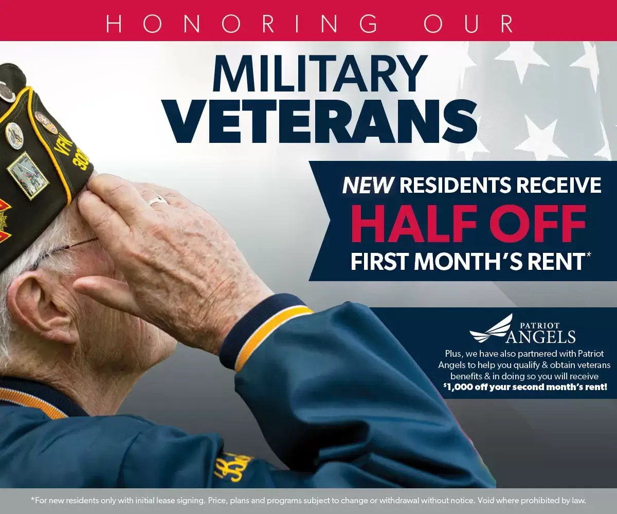 Honoring the Military veterans flyer